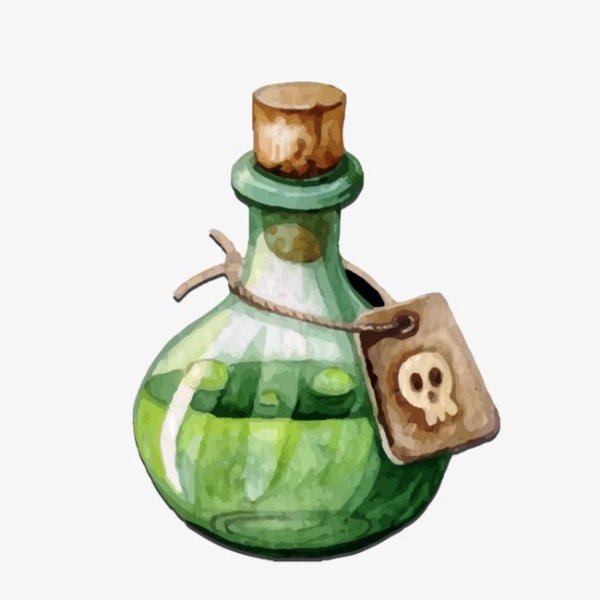 Зелье на белом фоне