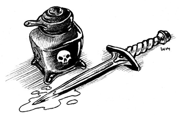 Яд рисунок карандашом