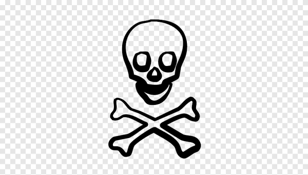 Яд на белом фоне