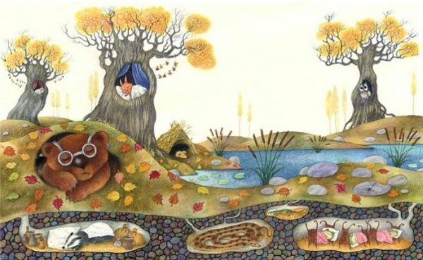 Лесные жители и их домики