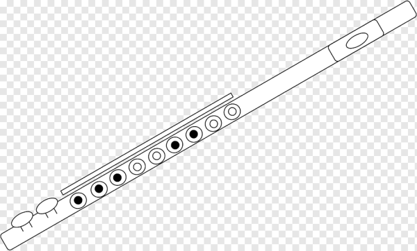 Раскраска флейта музыкальный инструмент