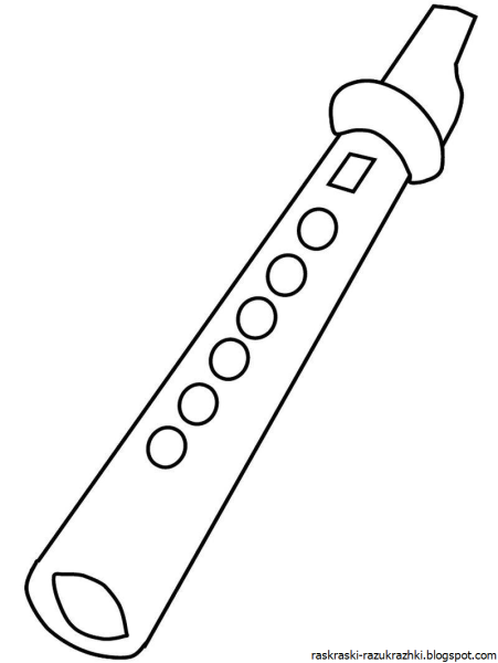 Флейта рисунок