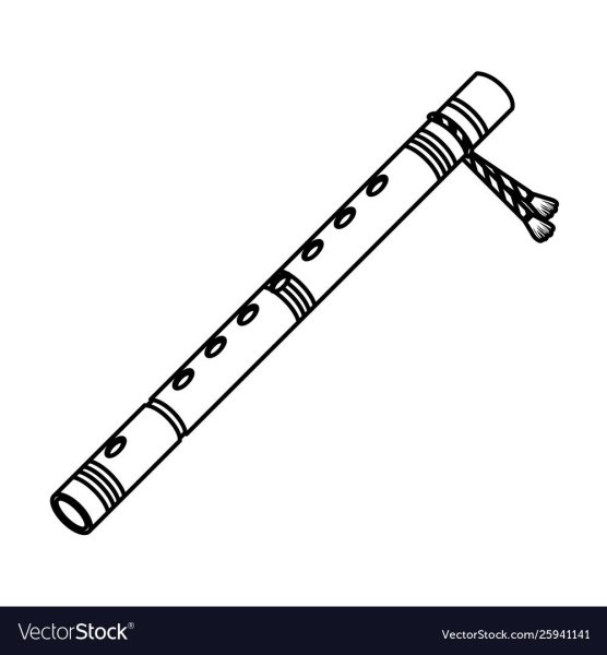 Свирель рисунок музыкальный