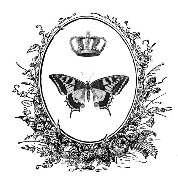 Надписи для декупажа черно-белые