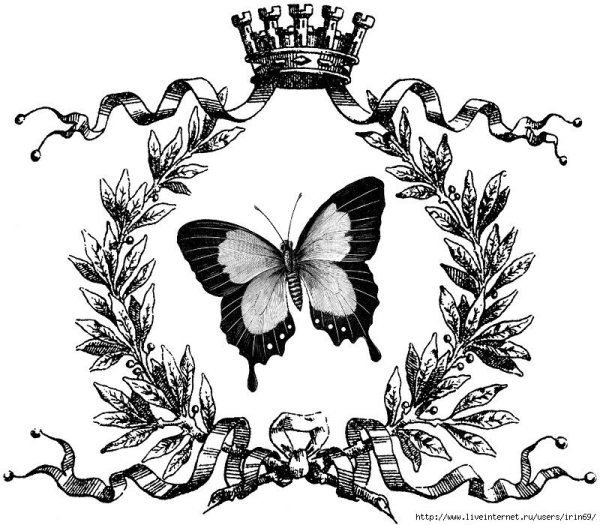 Монохром для декупажа