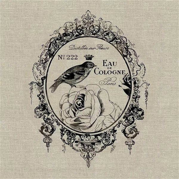 Винтажные этикетки для декупажа черно-белые