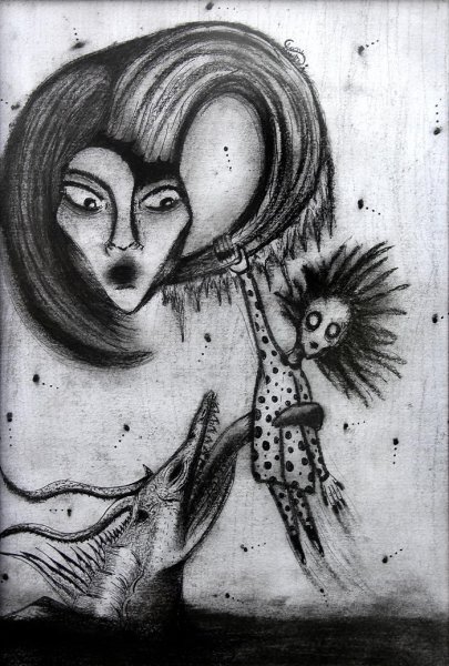 Жуткие рисунки карандашом