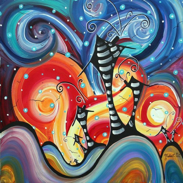 Абстракция рисунки