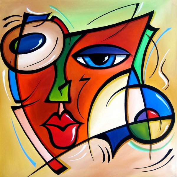 Абстракционизм диптих