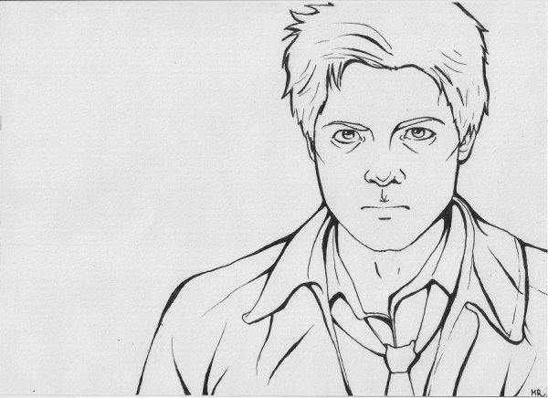 Кастиэль сверхъестественное карандашом