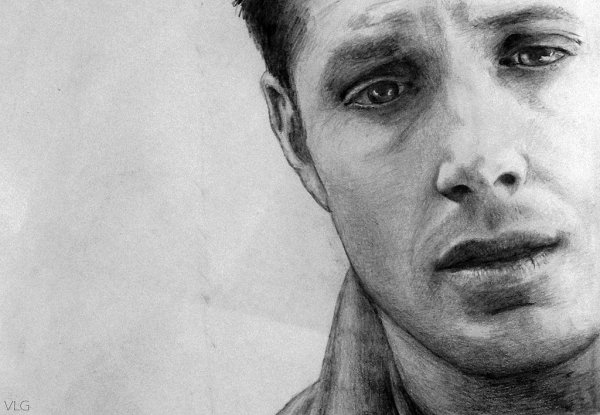 Дин Винчестер рисунок