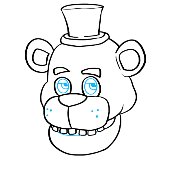 Раскраска Фредди фазбер