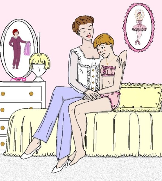 Феминизация Сисси мальчиков