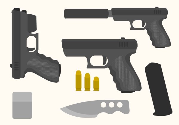 Глок 17 вектор