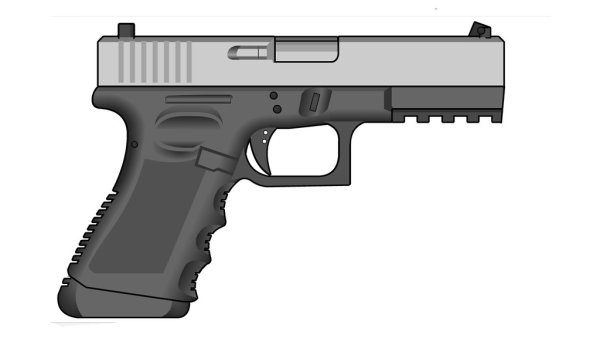 Глок 17 сбоку