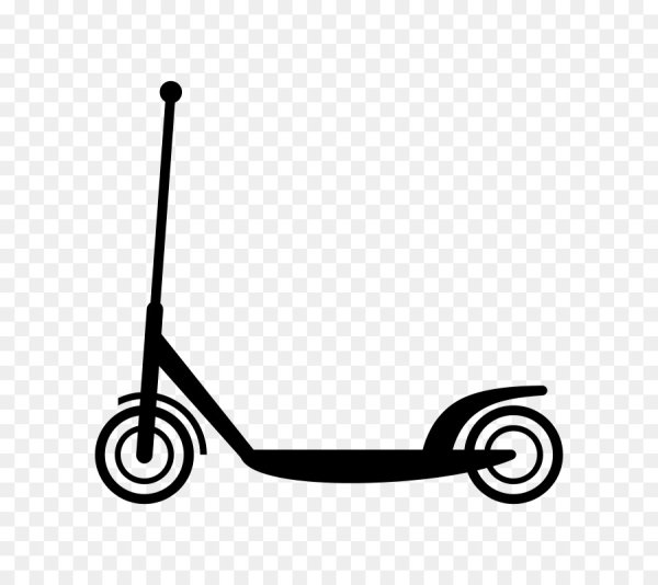 Самокат векторный