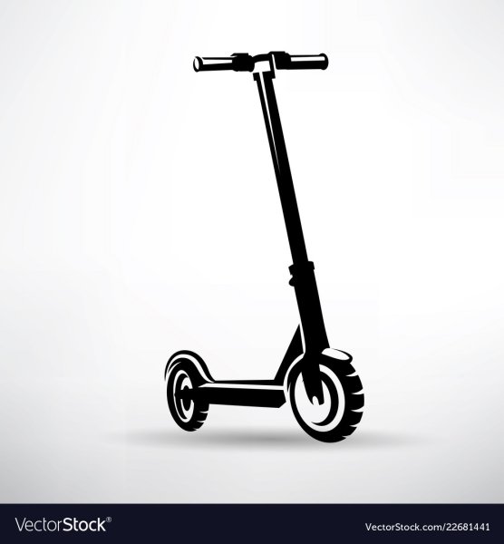 Электросамокат вектор