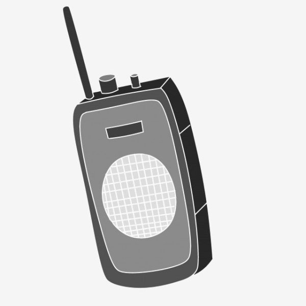 Рация на прозрачном фоне