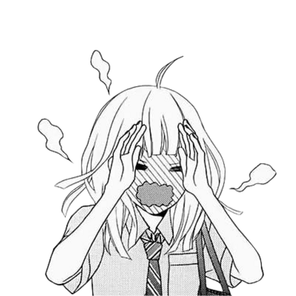 Аниме чёрно белое