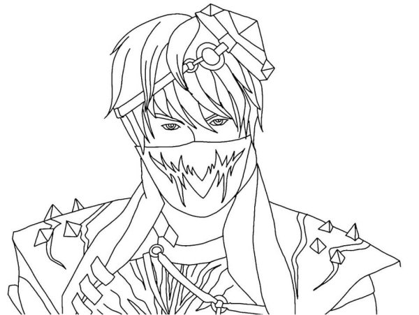 Раскраска фри фаер