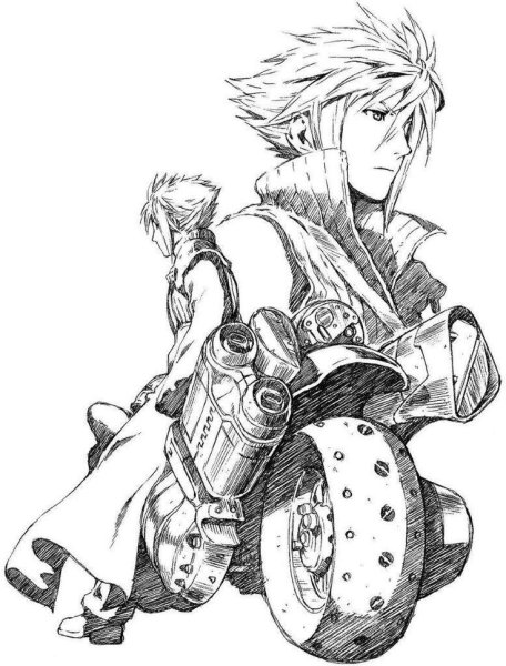 Клауд Страйф рисунки