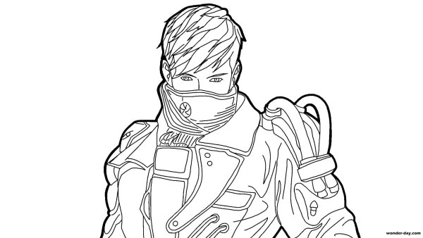 Раскраска фри фаер