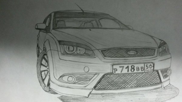 Форд фокус 2 карандашом