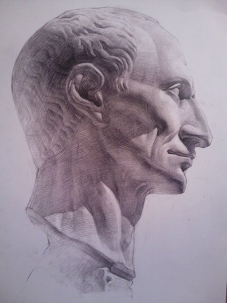 Гипсовая голова Антиноя вступительные