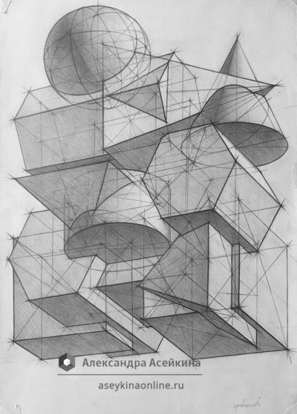 Сократ голова гипсовая МАРХИ