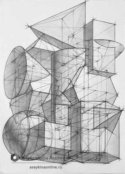 Цезарь голова гипсовая МАРХИ