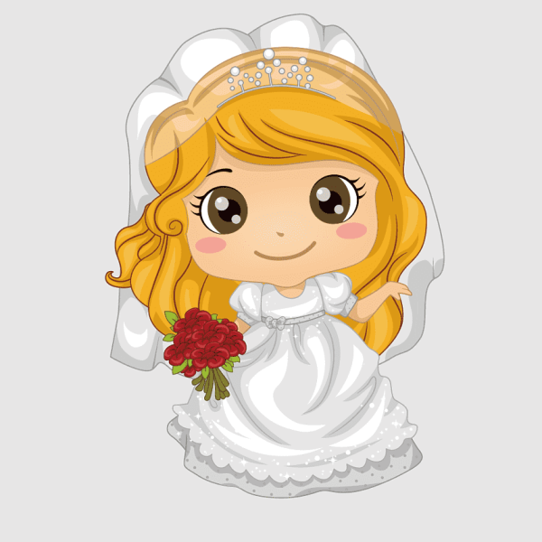 Невеста нарисованная