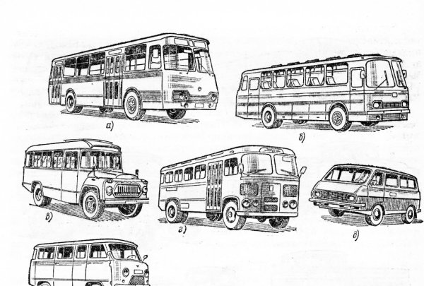 Раскраска автобус ЛИАЗ 677