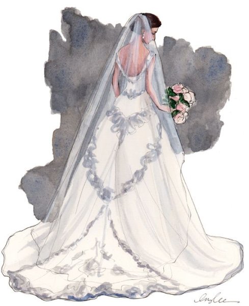 Невеста нарисованная