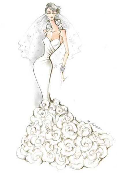 Скетч невеста