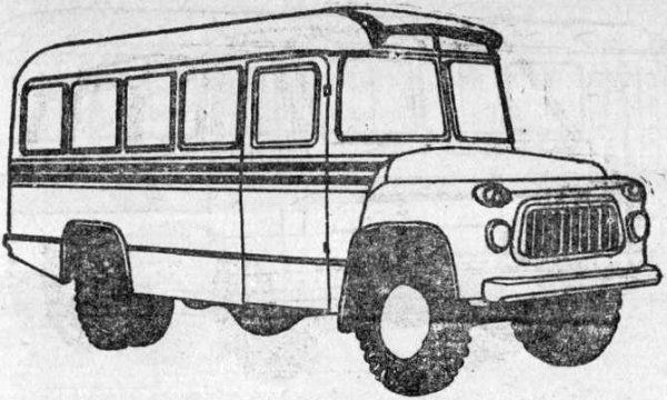 Автобус ЗИЛ сбоку