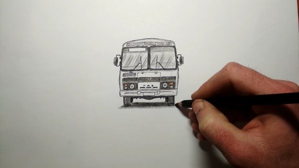 Нарисовать ПАЗ