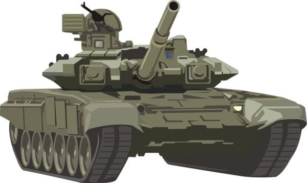 Рисунок танка т-72 б3