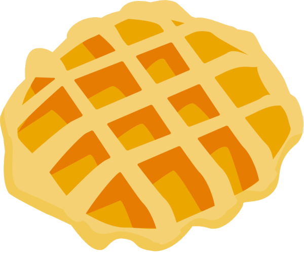 Вафля нарисованная