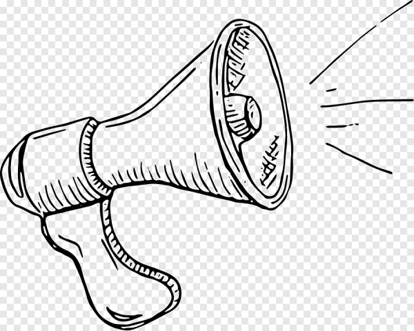 Рупор рисунок карандашом