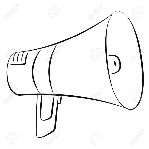 Раскраска громкоговоритель