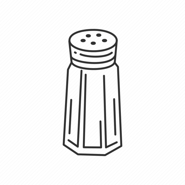 Солонка раскраска для детей