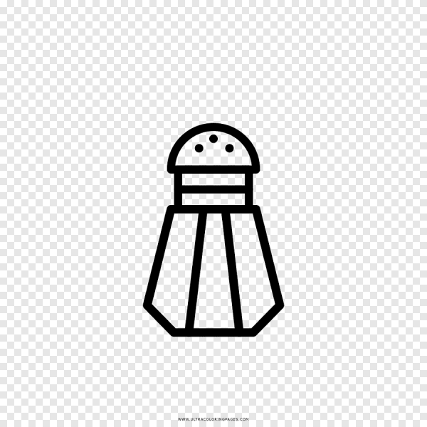 Солонка и перечница раскраска