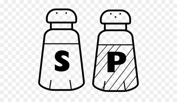 Соль в Солонке раскраска