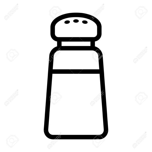 Солонка раскраска для детей