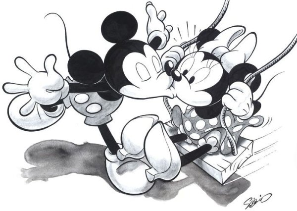 Микки и Минни Маус Дисней