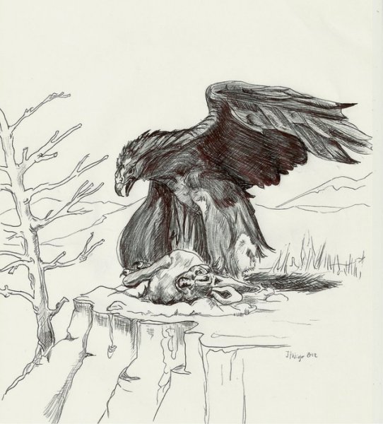 Картина Орел узник Пушкина