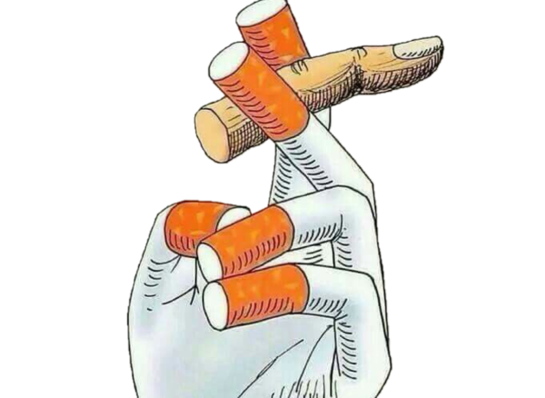 Против курения без фона