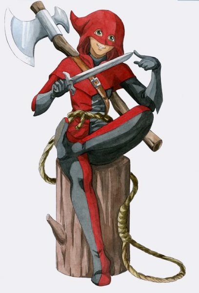 Средневековый палач с топором