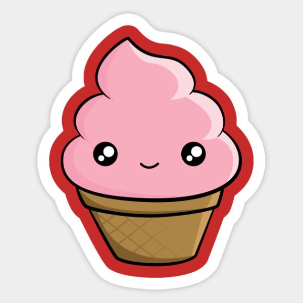 Каваи рисунки для срисовки еда