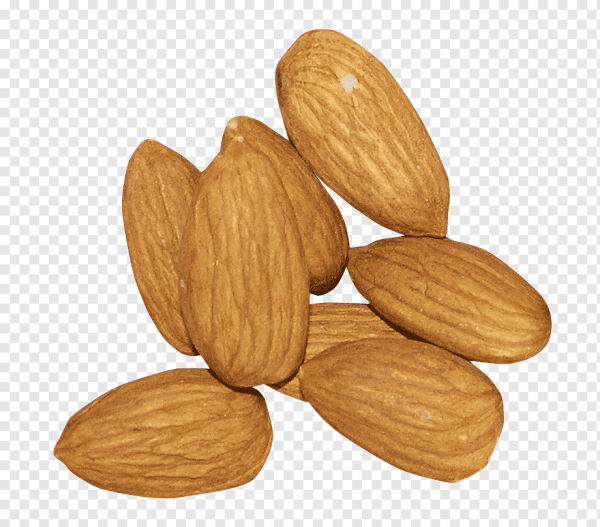Миндальные орешки без фона